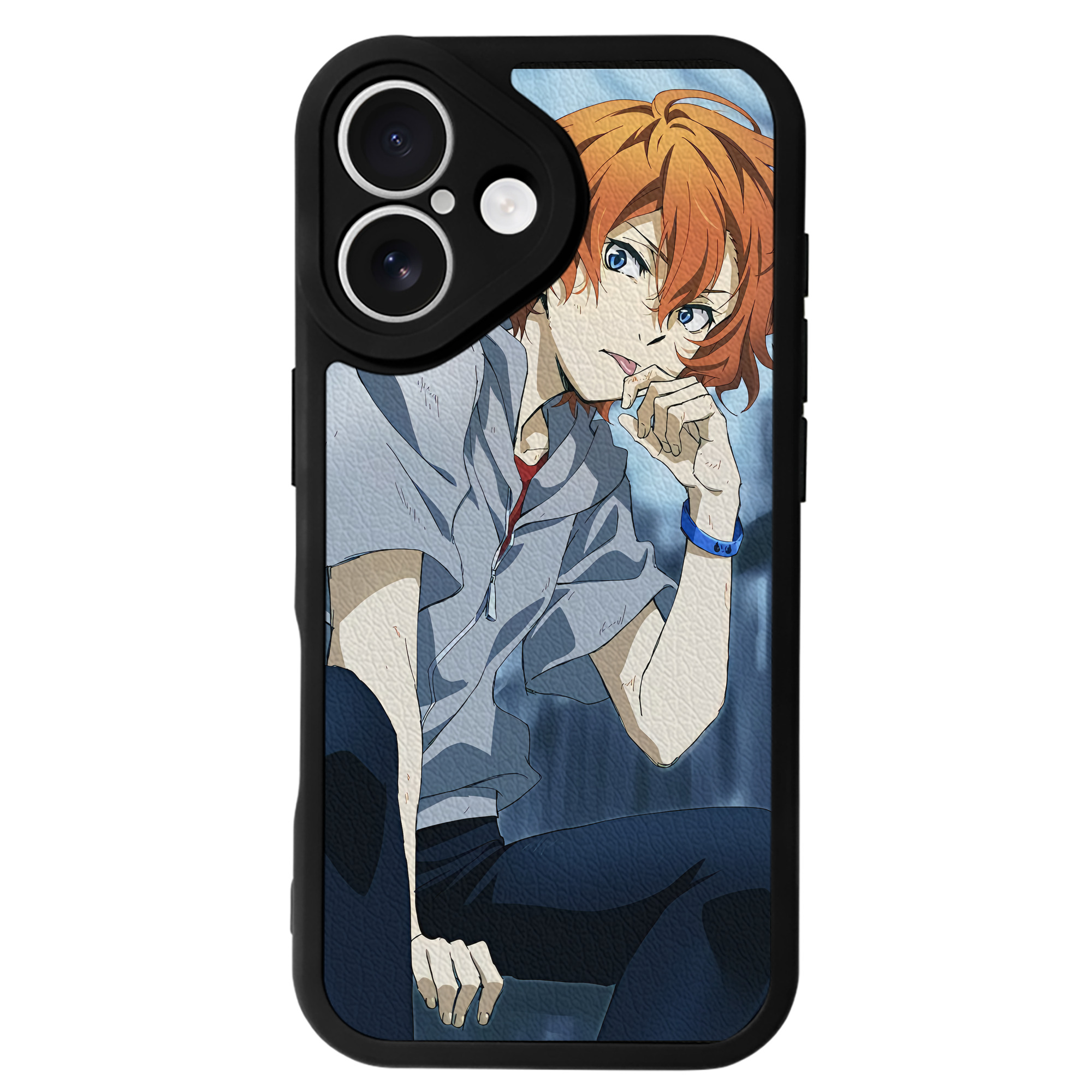 （画像用） 文豪ストレイドッグス Bungo Stray Dogs 【iPhone 16シリーズ対応】シリコンスマホケース（レザー調） 材質：シリコン